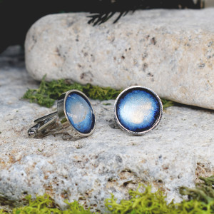 Kosmiczne spinki do mankietów koszuli #166