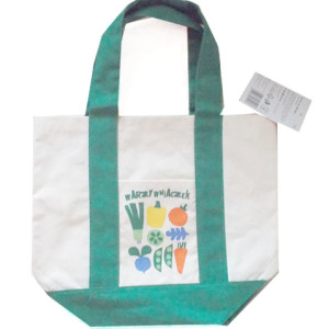 warzywa torba z nadrukiem, eko torba z warzywami, ładna torba na zakupy, płócienna torba, nowa torba z płótna, fajne torby zakupowe, szoperki, szopperka