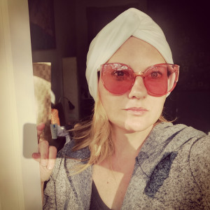 Turban retro dzianina rozciągliwa