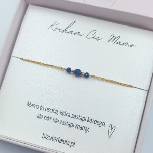 Bransoletka Dzień Mamy - Lapis Lazuli