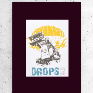 nowy plakat samoloty, Drops plakat z bajki o samolotach, fajne plakaty dla chłopca, samoloty plakaty do dziecięcego pokoju, bajkowe plakaty, planes poster A4, nowoczesne plakaty dla dzieci