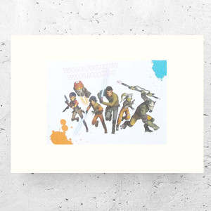 nowoczesne plakaty 21x30, filmowe plakaty dla chłopca, star wars plakaty A4, rebelianci plakat z gwiezdnych wojen, gwiezdne wojny plakaty z animacji, plakat dla chłopaka, plakaty z filmów 3d