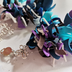 Klipsy etno boho kwiaty