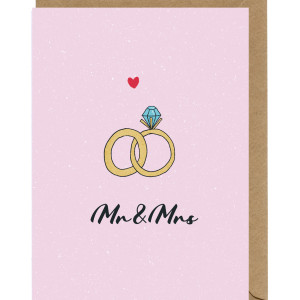 Kartka ślubna Mr&Mrs