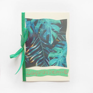 liście zaproszenie bez tekstu, monstera zaproszenie, boho zaproszenie na imprezę, puste zaproszenie, ogólne zaproszenie z monsterą