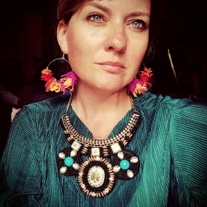 naszyjnik kolorowy koralikowy orient