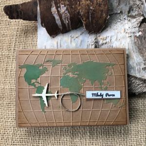 154, Kartka na ślub z mapą