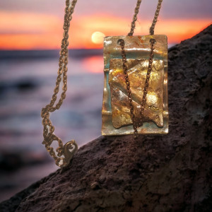 Wisiorek z czystej miedzi z łańcuszkiem