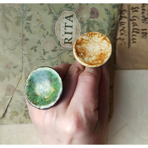 Zestaw 2 pierścionków etno