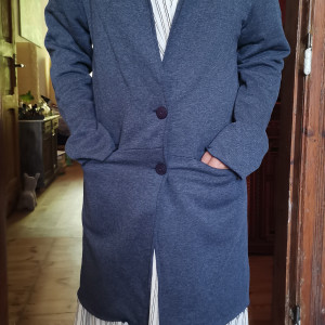 Marynarka dresowa granat boho