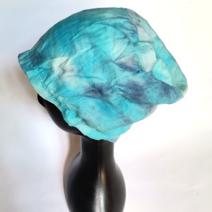 Czapka letnia boho farbowana