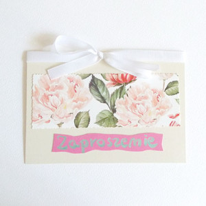 pastelowe zaproszenie bez tekstu, kwiaty zaproszenie, zaproszenia z kwiatami, zaproszenie na imprezę, zaproszenia na różne okazje, ładne zaproszenia