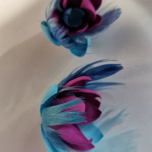 Kolczyki kwiaty wkrętki