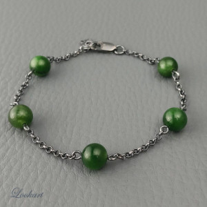 Bransoletka z nefrytem