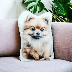 Poduszka piesek poduszka z pieskiem przytulanka piesek maskotka szpic miniaturowy pomeranian