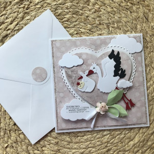 160,, Kartka na narodziny dziecka