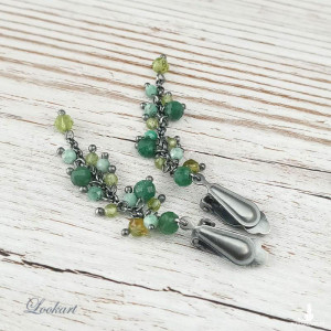 Klipsy zielone grona