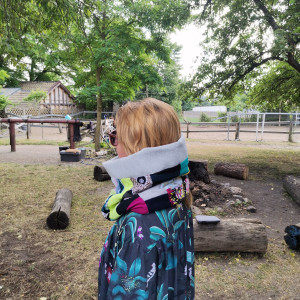 Komin patchworkowy kolorowy