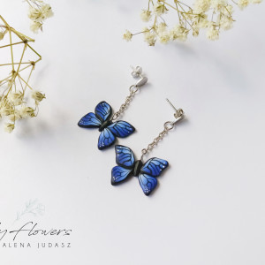 Kolczyki motylki