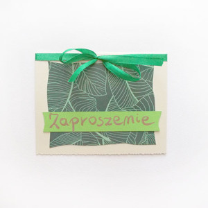 boho zaproszenie na różne okazje, liście zaproszenie na imprezę, proste zaproszenia, ładne zaproszenia, fajne zaproszenia bez tekstu