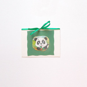 panda kartka, kartka bez życzeń, kartka dla dziewczynki, kartka dla dziecka, zwierzęta kartka, bajkowa kartka, zaproszenie, podziękowania, ładne kartki dla dzieci