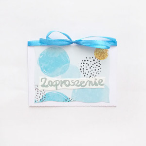 niebieskie zaproszenie na różne okazje, proste zaproszenie, pastelowe zaproszenia, zaproszenie na imprezę, nowoczesne zaproszenia, ładne zaproszenia
