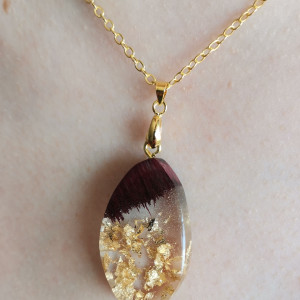 Wisiorek "Golden Ghost Forest"