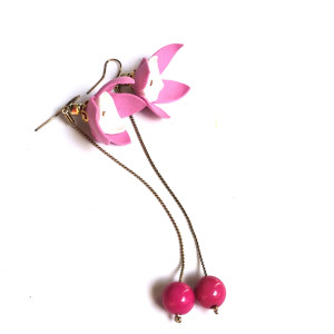 Kolczyki rozowe dlugie