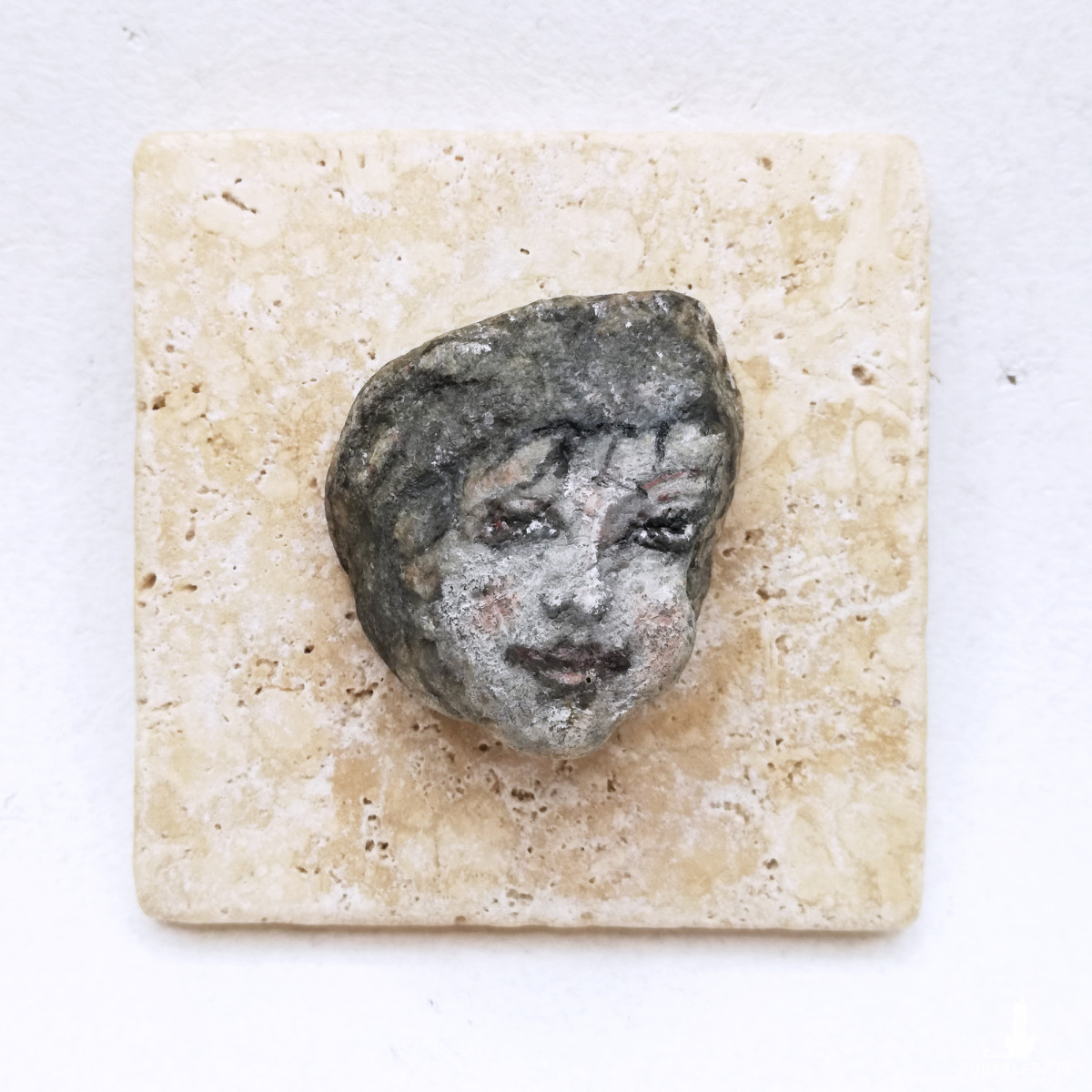 Piacho obraz na kamieniu Stone Soul z cyklu miniatur Dusze Kamieni
