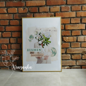 Kolaż cyfrowy motywacyjny autorski plakat 50x70cm