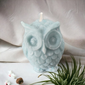 Świeca sojowa mała sowa