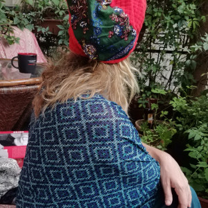 Czapka codzienna smerfetka pomarancz