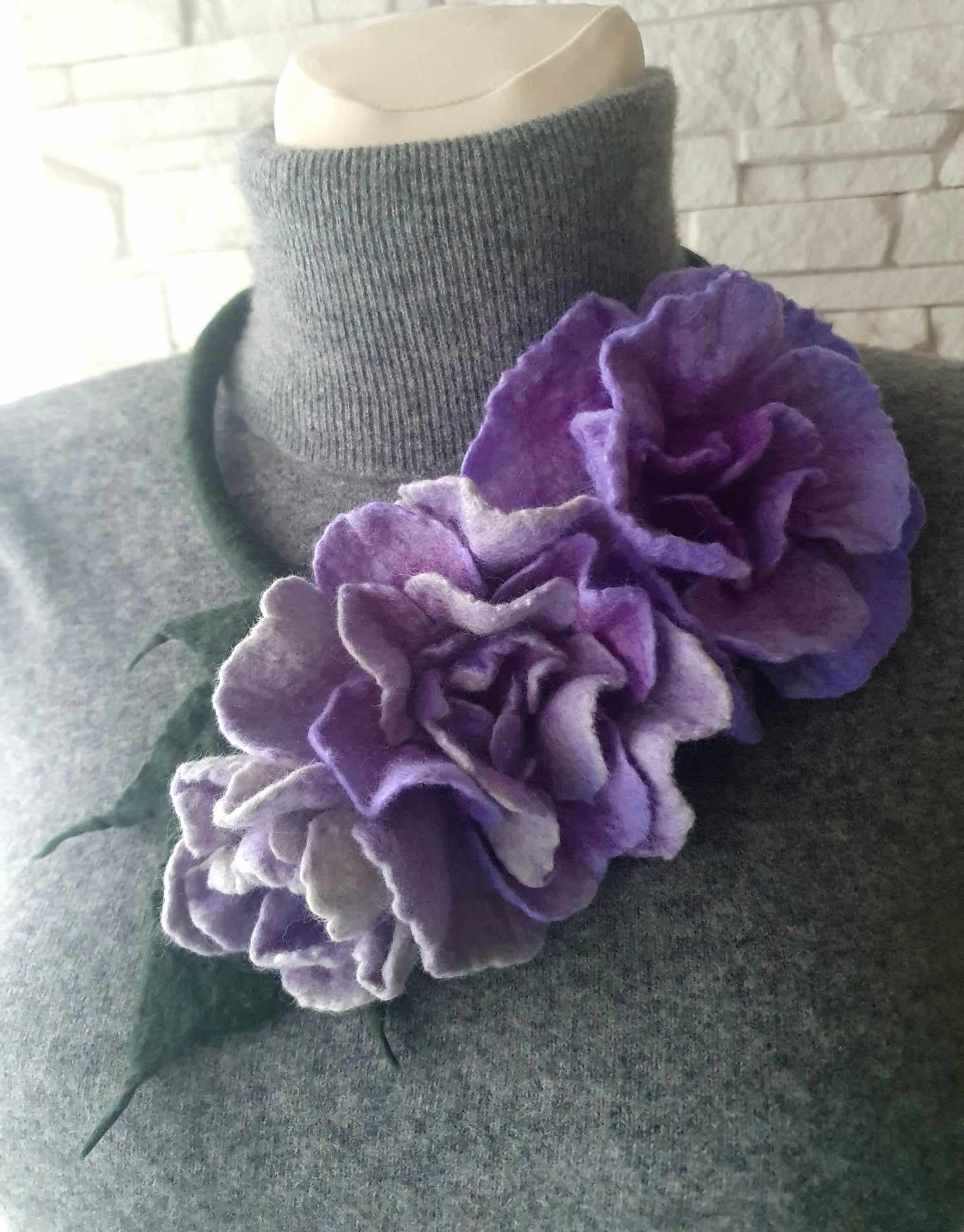 Naszyjnik w odcieniach fioletu