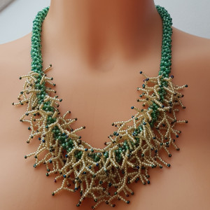 Naszyjnik Zielona Trawka