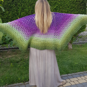 Chusta ,, Śliwka na trawie "