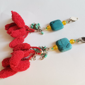 Klipsy zwariowane boho