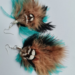 Kolczyki pióra lekkie