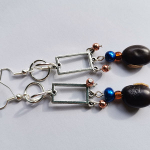 Kolczyki perły nasiona