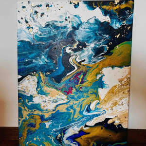 Duży obraz abstrakcyjny