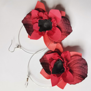 Kolczyki kwiaty  lekkie