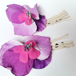 Kolczyki kwiaty  lekkie