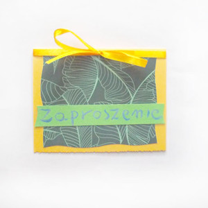 boho zaproszenie ogólne, zielono żółte zaproszenie na różne okazje, zaproszenie bez tekstu, puste zaproszenie, proste zaproszenia, ładne zaproszenia