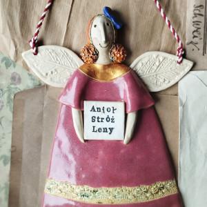 Aniołek na Chrzest dla dziiewczynki