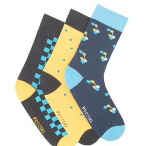 nowe skarpetki we wzory, 39-42 skarpetki ze wzorami, trójpak skarpetki puccini, fajne skarpetki rozmiar 39-42, wzorzyste skarpety 39-42