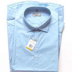 nowa męska koszula z bawełny, długi rękaw koszula xl, niebieska koszula, sportowa koszula, casual koszula rozmiar xl, bawełniana koszula z długim rękawem, błękitna koszula wygodna