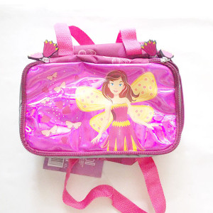 nowa torba na śniadanie, nowa torba na lunch, różowa torba dla dziewczynki, wróżki torba na jedzenie, torba termiczna, torba z wróżkami