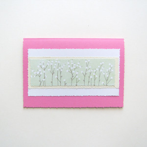 różowa kartka bez życzeń, kartka dla dziewczyny, kartka dla kobiety, ładna kartka bez życzeń, fajne kartki