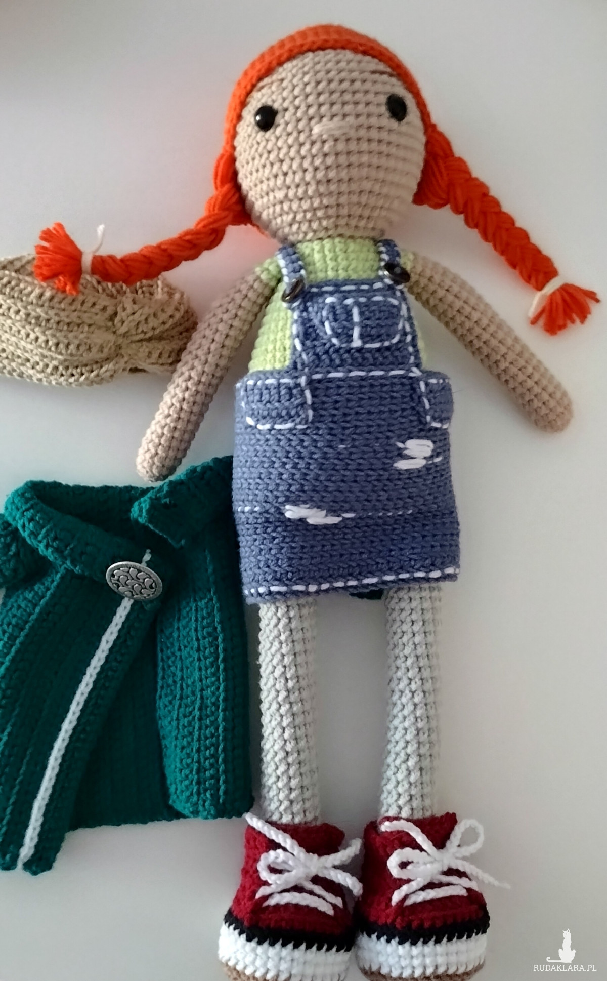 Lalka handmade, lalka szydełkowa, lalka amigurumi, prezent dla dziewczynki