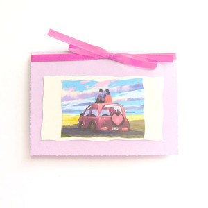 love kartka okolicznościowa, kartka dla dziewczyny, miłość kartka bez życzeń, fajne kartki, pastelowe kartki na różne okazje, zaproszenie na wyjazd, wakacje kartka