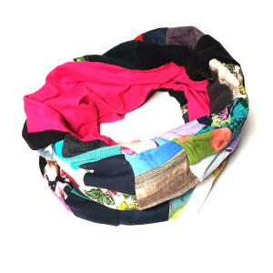 Komin patchworkowy kolorowy